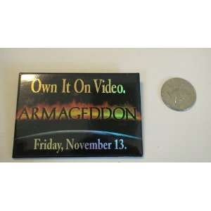 Disney Armageddon Promotional Button 