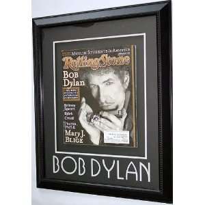  Bob Dylan Autographed Signed Custom Display Everything 