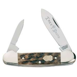  Boker Double Tree 2 Blade Canoe with Appaloosa Bone Handle 