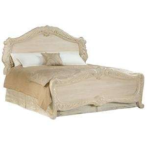  Rococo Queen Panel Bed In Creamy Finish by Standard Furniture 