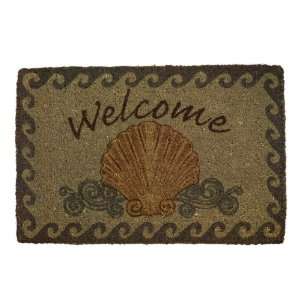  Grasslands Road by The Sea Doormat Welcome Seashell and 