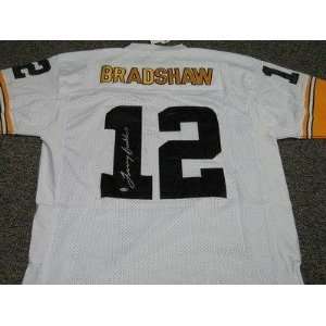  Autographed Terry Bradshaw Jersey   1976 Throwback Mounted 