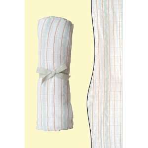    Aden & Anais Organic Single Candy Stripe Swaddle Blanket Baby