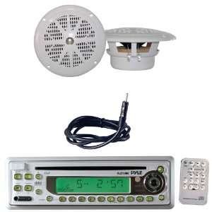 Package   PLCD10MR AM/FM MPX In Dash Marine CD/ Player w/Full Face 