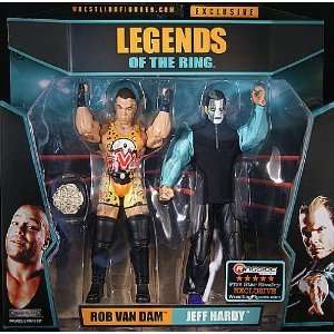   ROB VAN DAM EXCLUSIVE TNA TOY WRESTLING ACTION FIGURE 2 PACK Toys