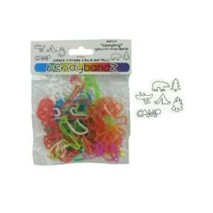  24 Pack Glow In The Dark Camp Stretchy Bands Case Pack 50 