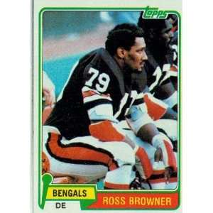  1981 Topps #152 Ross Browner   Cincinnati Bengals 