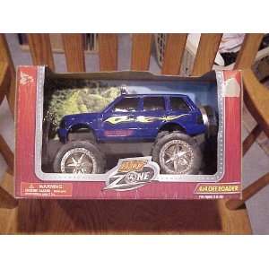  Toy Truck, 4x4 Off Roader, Friction Powered, Blue 