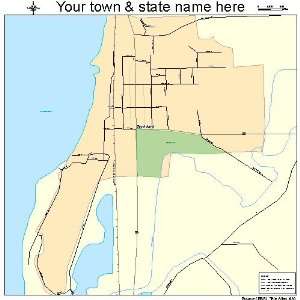  Street & Road Map of Stoddard, Wisconsin WI   Printed 