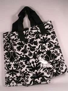 Eco Chic Reusable Bags Black Damask 2 Small NWT  