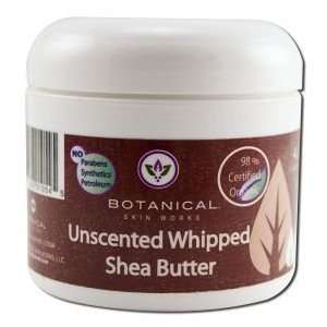  Lotions Unscented Whipped Shea Butter 3.5 oz Beauty