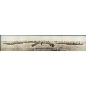  Panoramic Reprint of Inaugural regimental services of the 