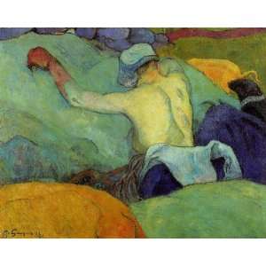  Oil Painting In the Heat of the Day Paul Gauguin Hand 