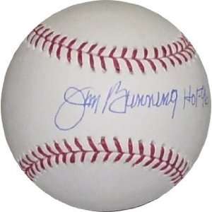  Jim Bunning Autographed/Hand Signed Official Major League 
