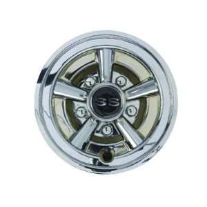   Inch Chrome Painted Wheel Cover with SS Logo Patio, Lawn & Garden