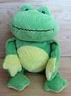 TY Pluffies PONDS Yellow Green Plush Beanie Baby Frog Lovey