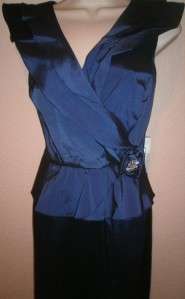Patra Womens Dress Gown Full Length Blue SZ 10 NWT  