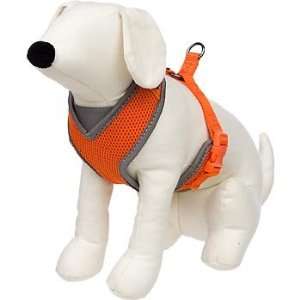  Adjustable Mesh Harness for Dogs in Orange & Gray 