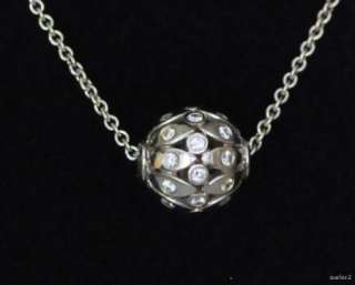 New $2920 SEIDENGANG 18K Gold Diamond Ball Necklace OH  