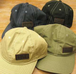 LEVIS Mens Cap/Hat   Black/Navy Blue/Olive Green/Khaki   OS 