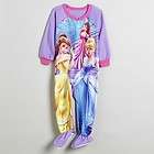 Disney Princess 3T Blanket sleeper pj fleece pajamas NWT  