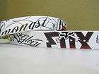NWT FOX Racing MotoX Belt w/ Matel Logo Buckle Size Medium White