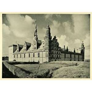  1949 Print Kronborg Castle Helsinger Denmark Shakespeare Hamlet 