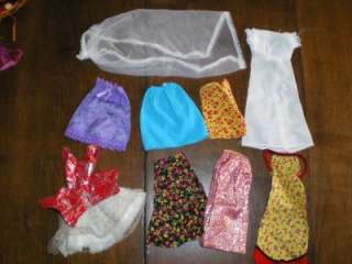   77 PIECES Vintage Barbie Ken Skipper Doll Clothes Clothing   Homemade