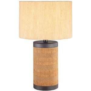  Lite Source Ls 2932 Hefe One Light Table Lamp In Sisal And 