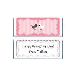  VAL207   Valentines Day Tweet Birds Candy Wrappers 