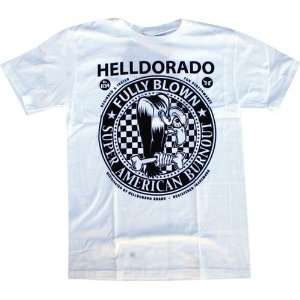 Helldorado T Shirt Vulture [X Large] White  Sports 
