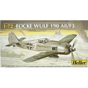  Heller 1/72 Scale Focke Wulf 190 A8/F3 Model Kit #80235 