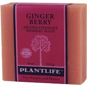 Ginger Berry 100% Pure & Natural Aromatherapy Herbal Soap  4 oz (113g)