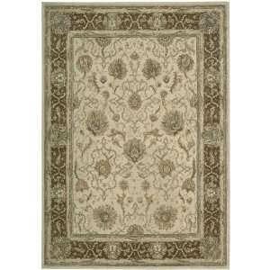   Rugs Heritage Hall Collection HE27 Mist Round 9 x 9 Area Rug Home