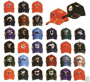 NFL Mini Football Caps Complete Set of 32 Very Detailed  