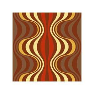   Onion I Carpet in Brown/Dark Red by Verner Panton