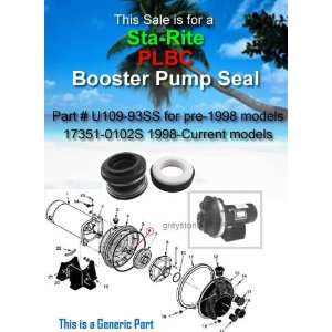  STA RITE Booster Pump PLBC Seal Replacement U109 93SS 