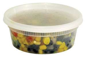 SET of 45 Asst. Deli Food Containers ONE LID FITS ALL  