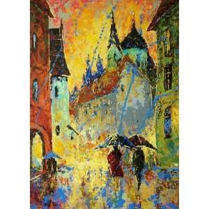 Poster Print Vladimir Domnicev   24x32 inches   The rain in Prague 