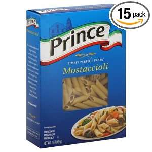 Prince Mostaccioli, 16 Ounce (Pack of 15)  Grocery 