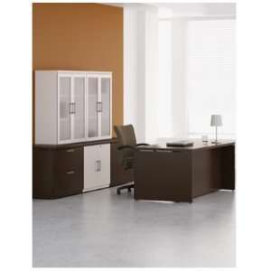  Groupe Lacasse Morpheo Laminate Executive Office Desk with 