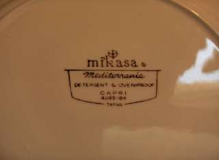 Up for sale are 7 Mikasa dinner plates (10 5/8”) in the Mediterrania 