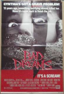 Bad Dreams horror original movie poster 88  