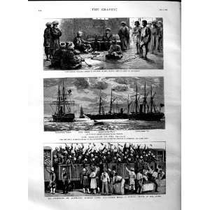   1884 ARGYLLSHIRE SOLDIERS NATAL SHIPS WAR MORGANI TOR