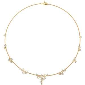  Paul Morelli Wire Moonstone & Diamond Collar Necklace 