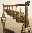 Exquisite RARE Asian Feng Shui Dragon Brass Serial Bell