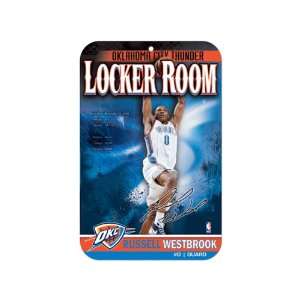   City Thunder Russell Westbrook 11X17 Blue Sign