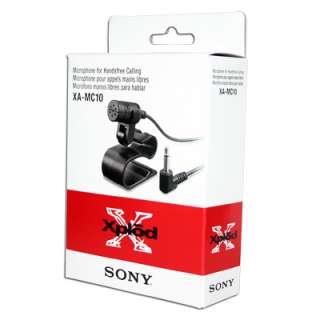 Sony XAMC10 External Bluetooth Microphone BT Mic Black 027242755826 