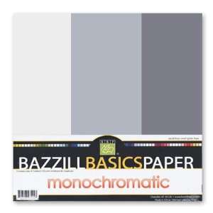  Bazzill Basics   Monochromatic Trio Packs   12 x 12 