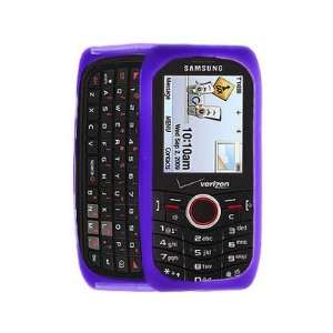  Silicone Cover Skin Case Puruple For Samsung Intensity 